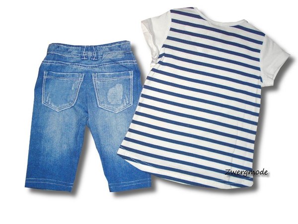 Cutey Couture - Set Outfit Jeanshose + Shirt "Girls" Gr. 80-86 *NEU*