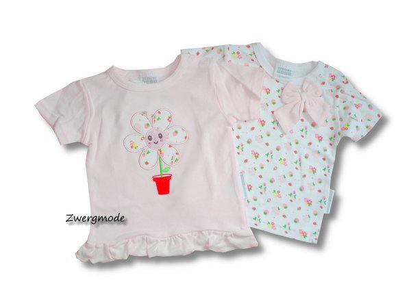 Nursery Time - 2er Pack T-Shirts "Flowers" Gr. 56-62 *NEU*
