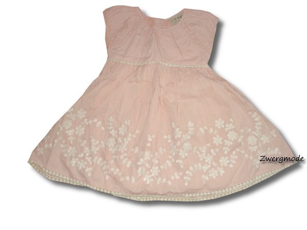 NEXT Baby - Kleid rosa mit Stickereien Gr. 68/74