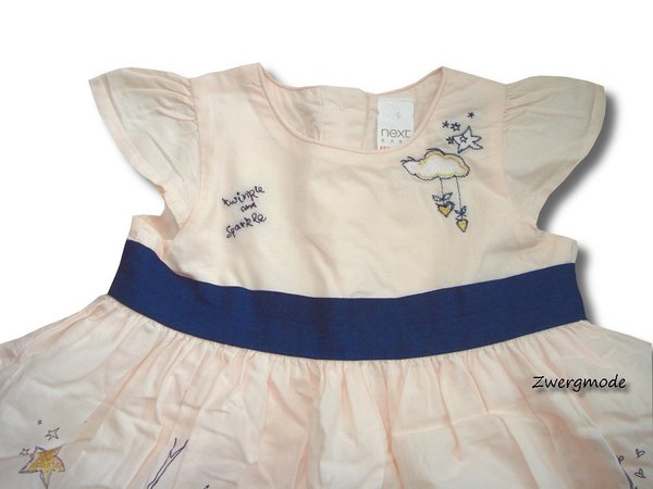 NEXT - Schönes Kleid rosa mit Feen "Twinkle and sparkle" Gr. 68/74